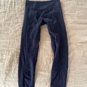 Fabletics Ribbed Black Leggings